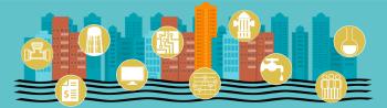 cityscape EMC holder graphic